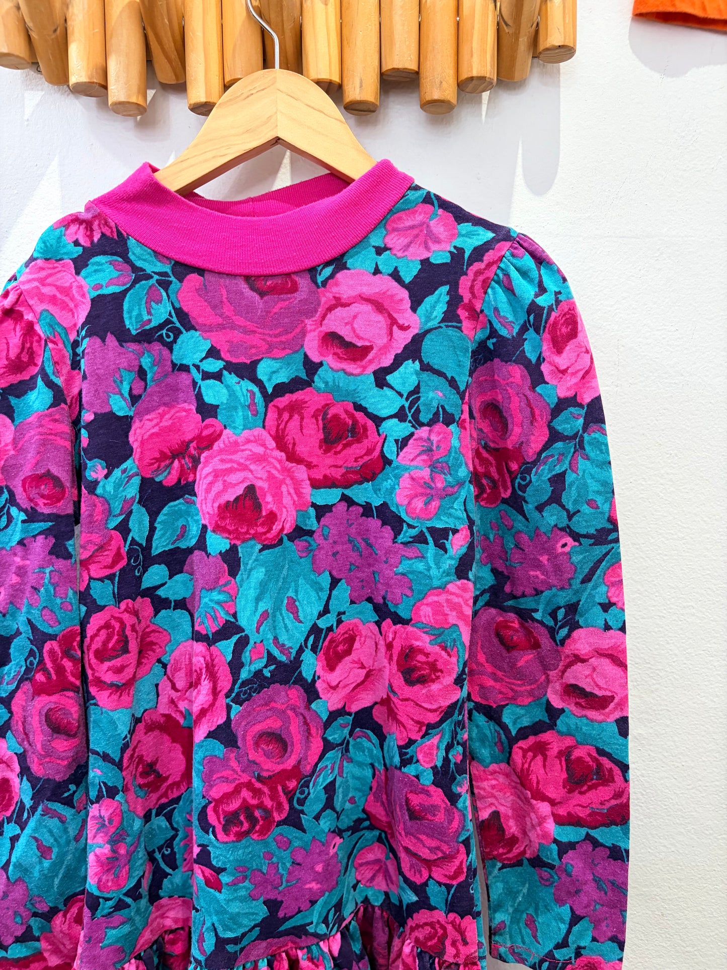Vintage roses dress 8y
