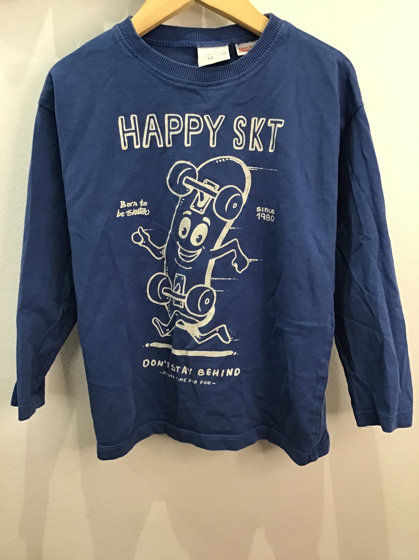 Longsleeve happy skate 4-5y