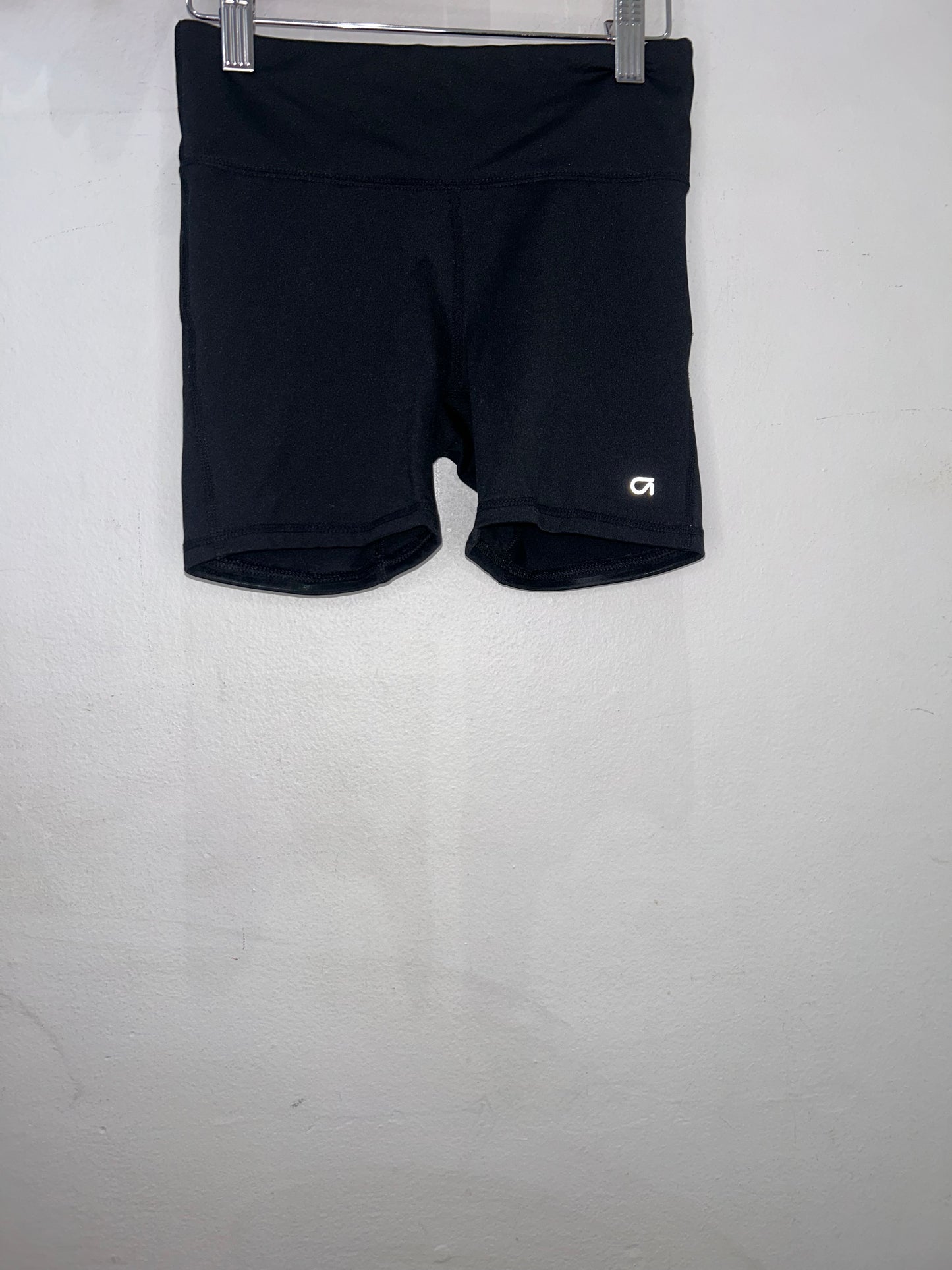 Black Active Wear Short 8-9y