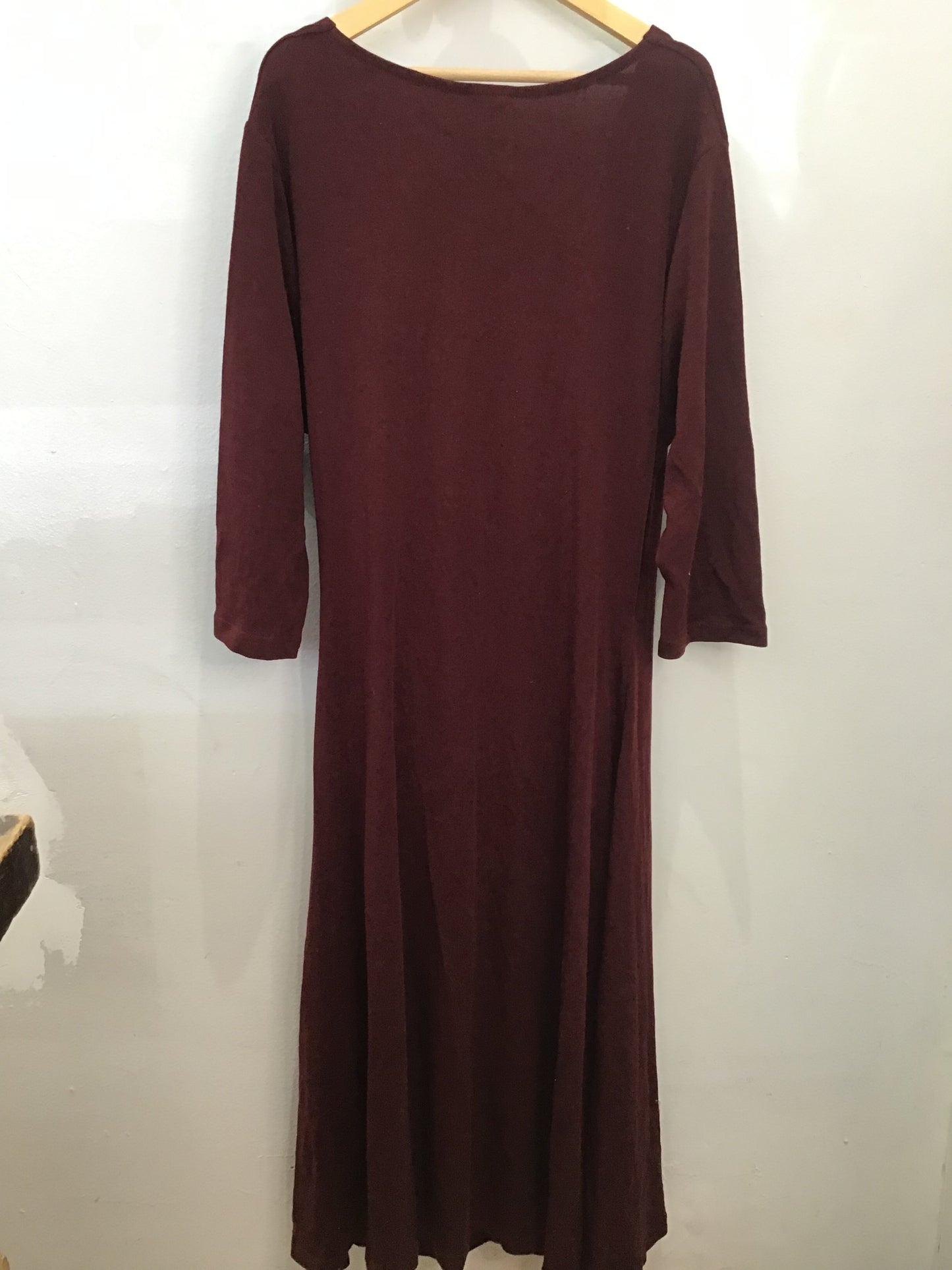 OGL Maroon wrap dress XL NEW