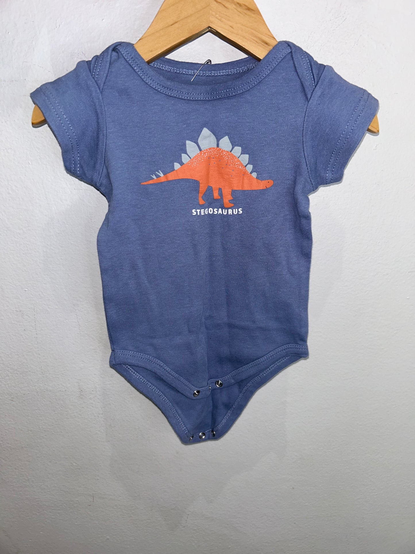 Stegosaurus onesie 3-6m