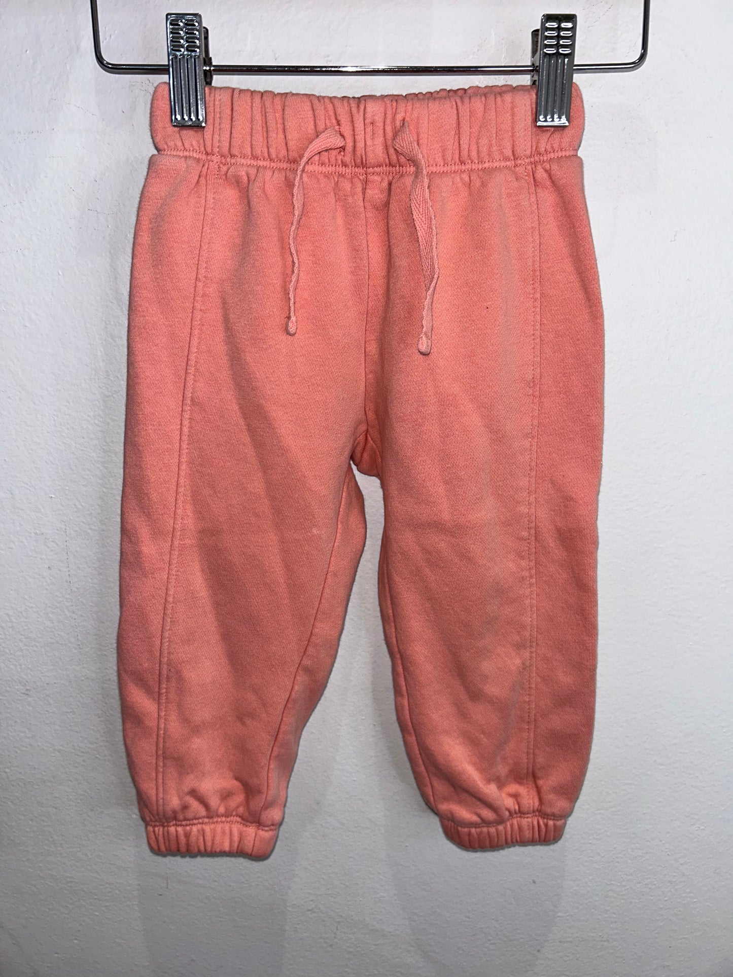 Peach joggers 18-24m