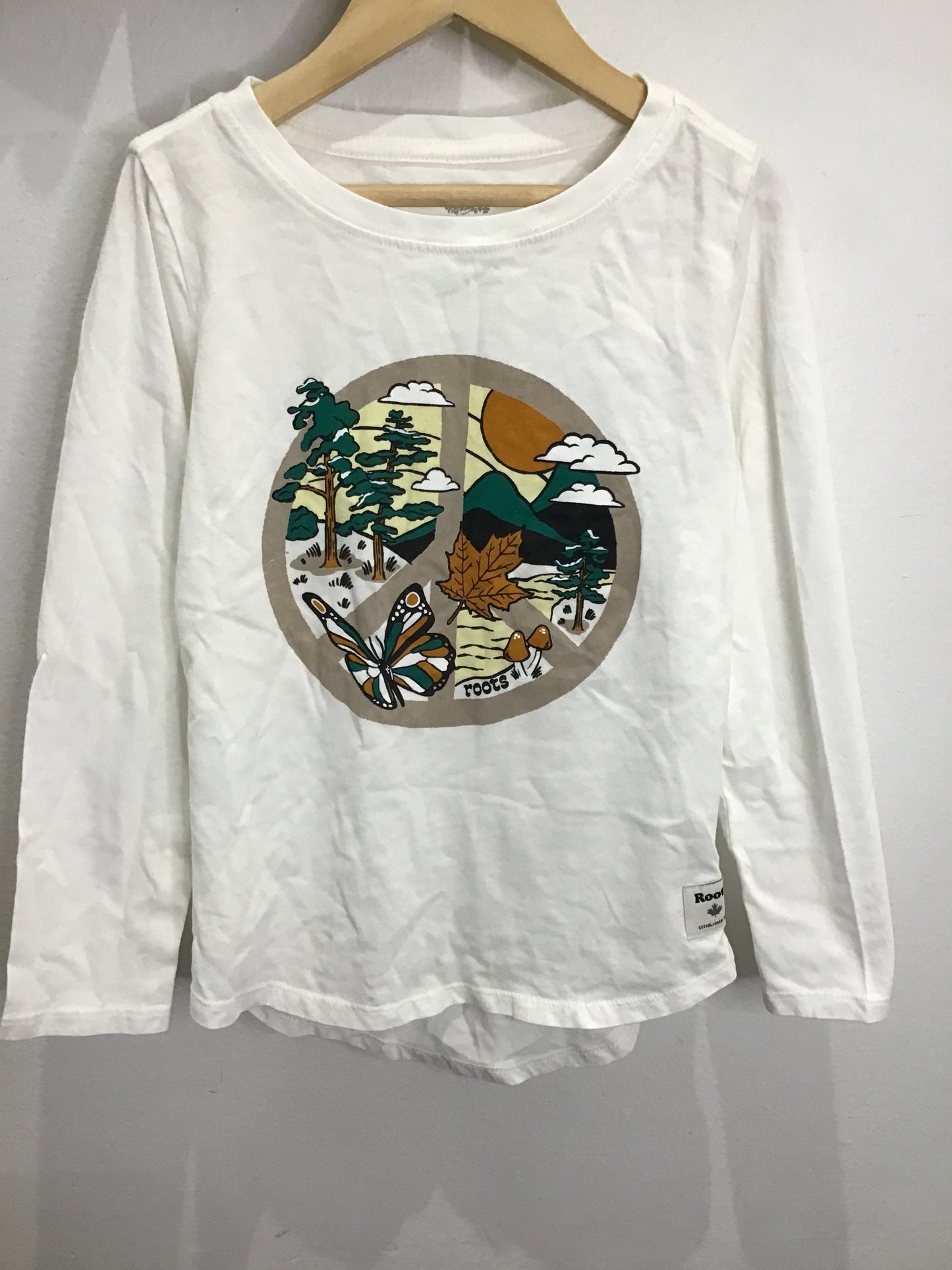 Longsleeve Roots forest 5-6y