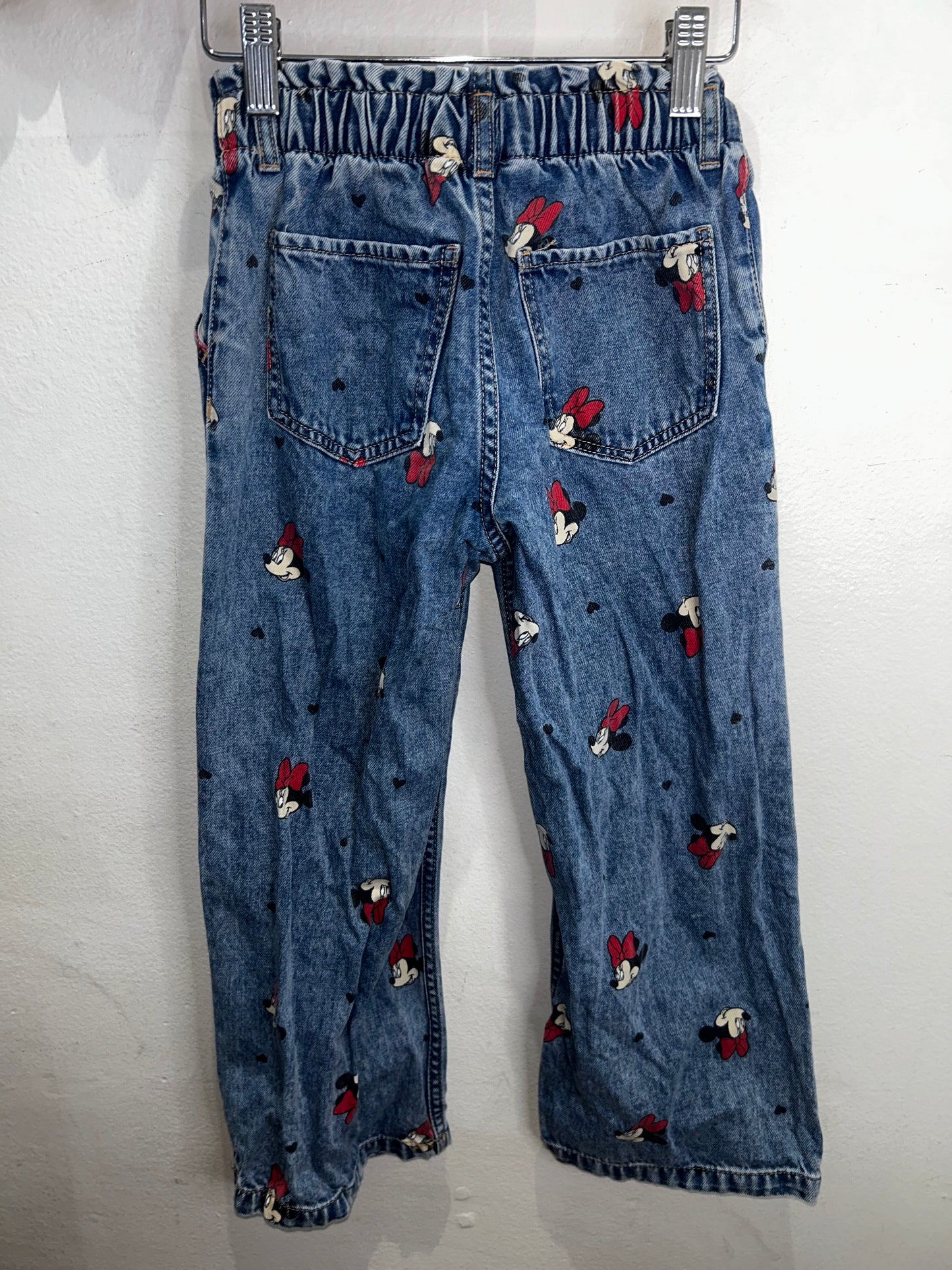 Minnie Mouse wide leg jeans 6-7y