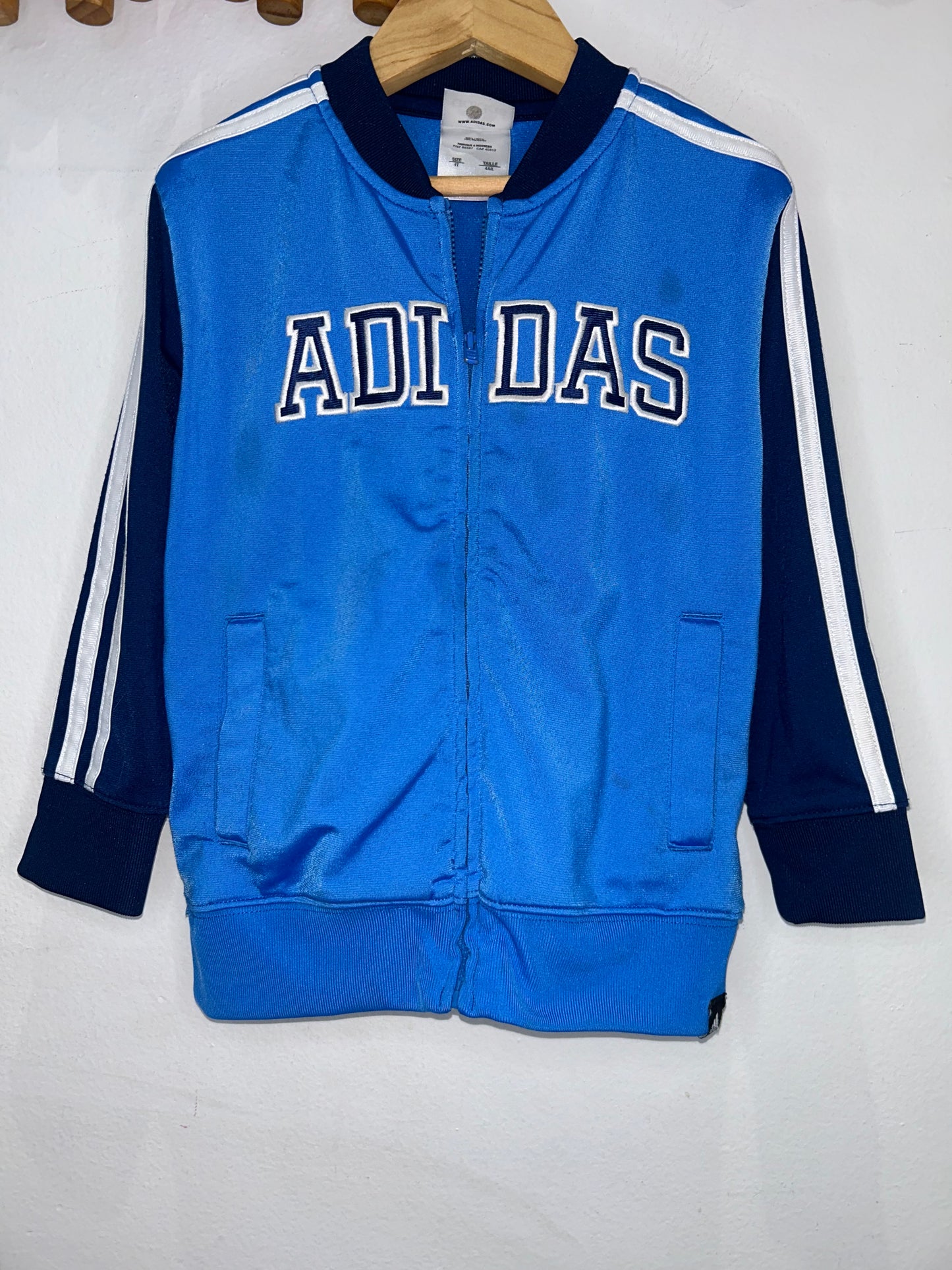 Blue Adidas bomber 4y