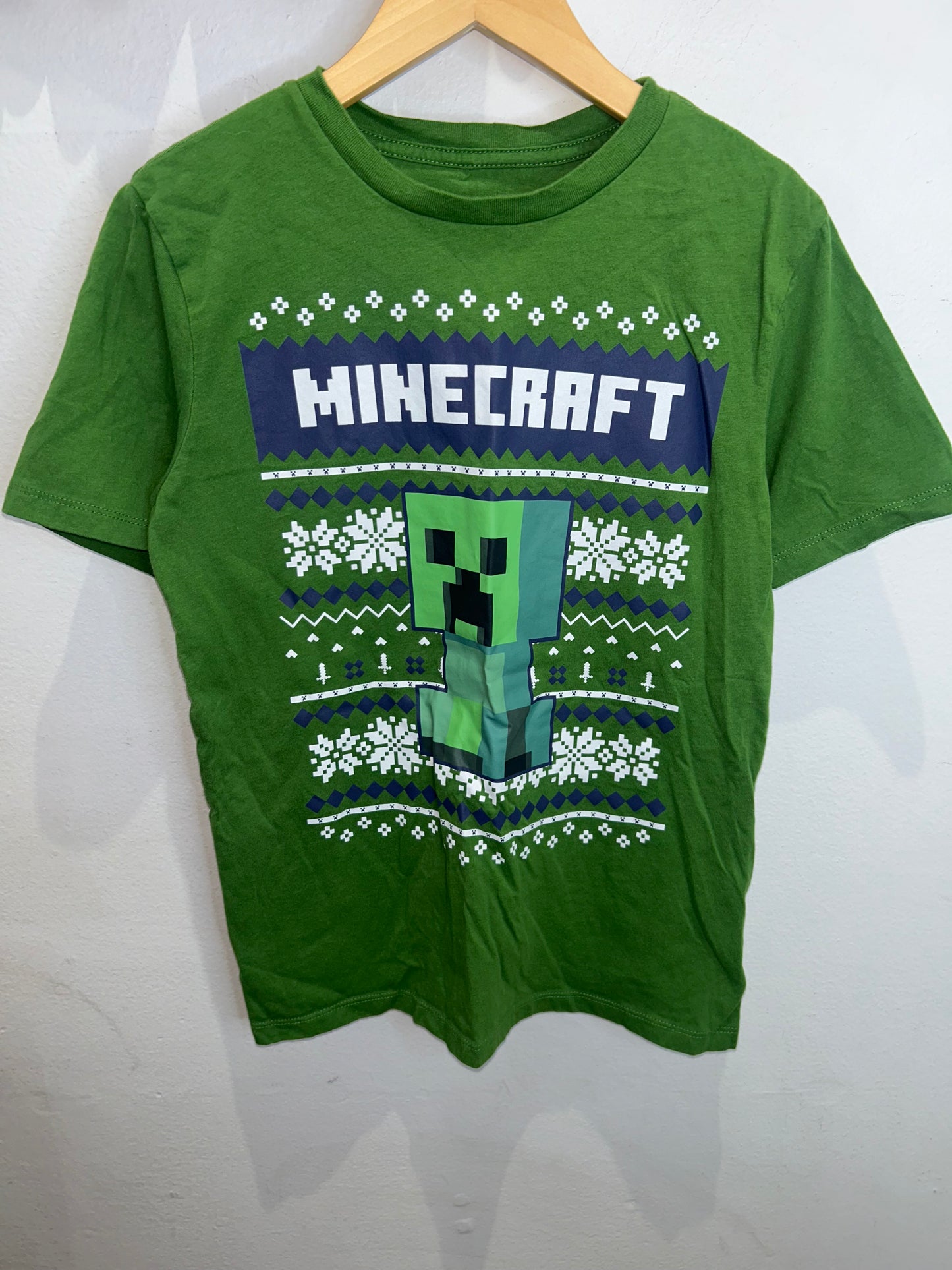 Minecraft holiday tee 10y