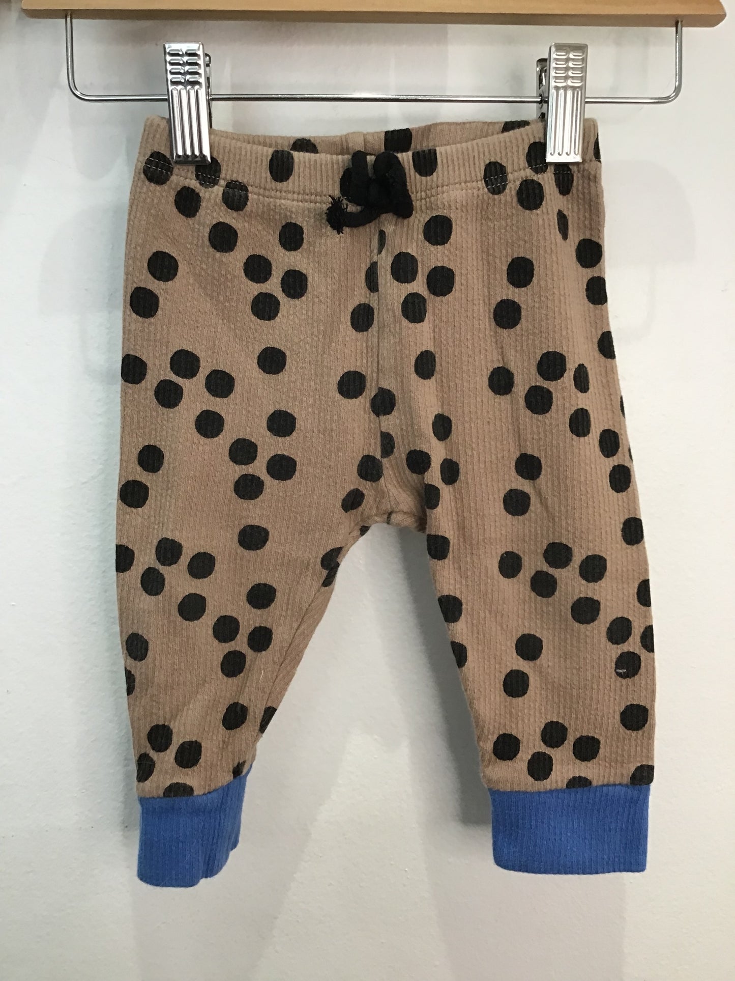 Pants dots blue detail 9-12m