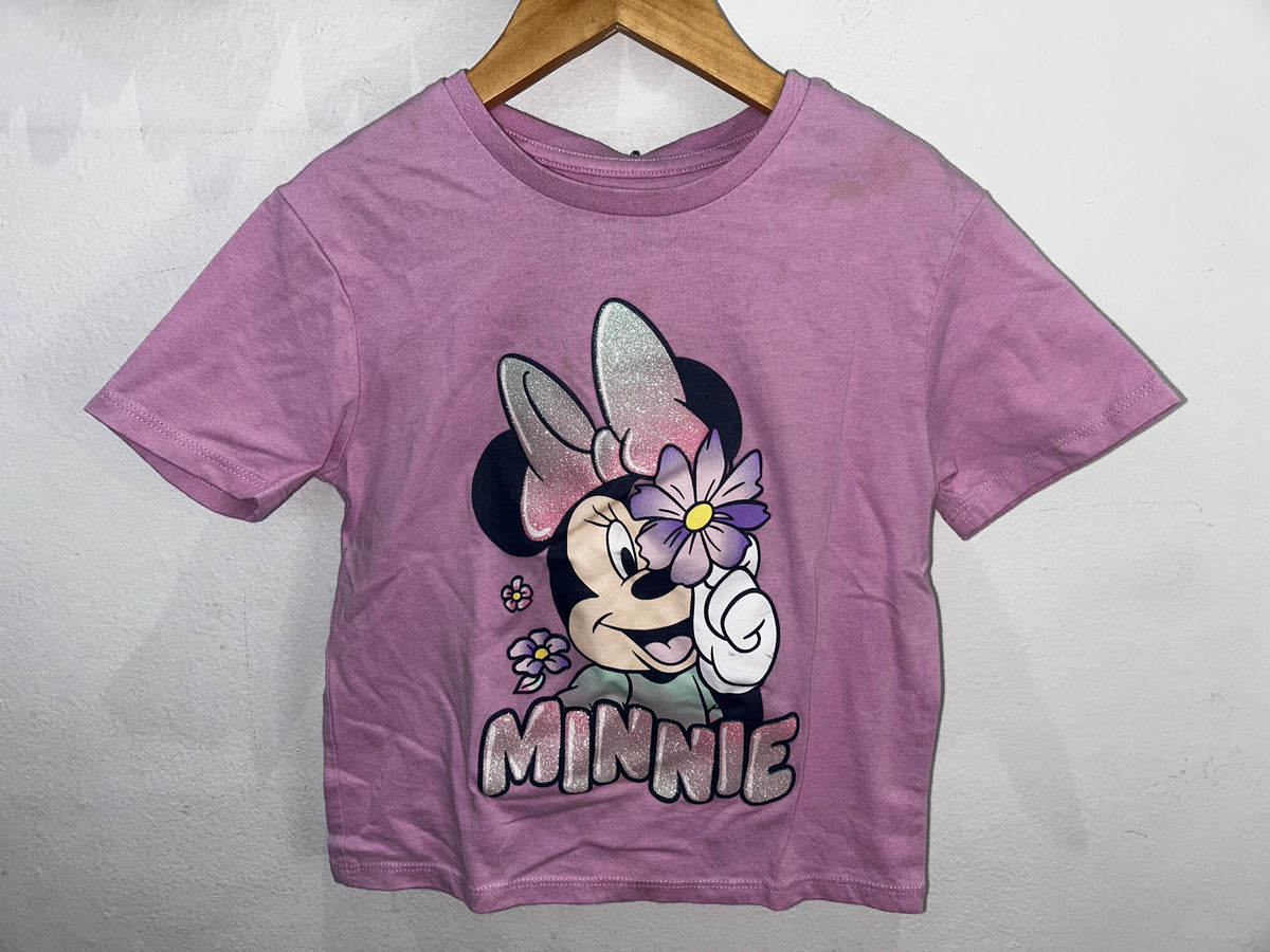Sparkly Minnie tee 6y