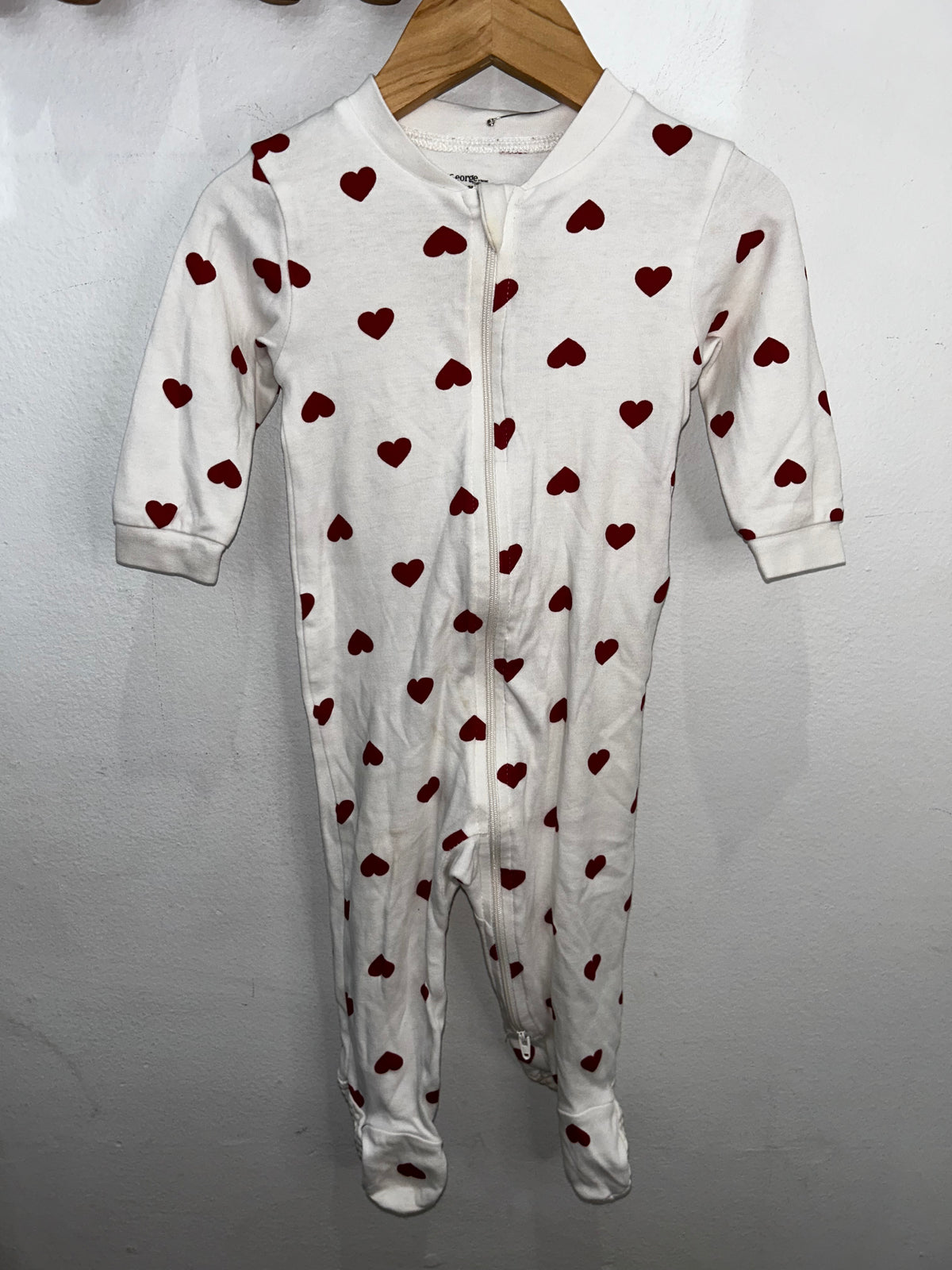 Hearts sleeper 6-12m
