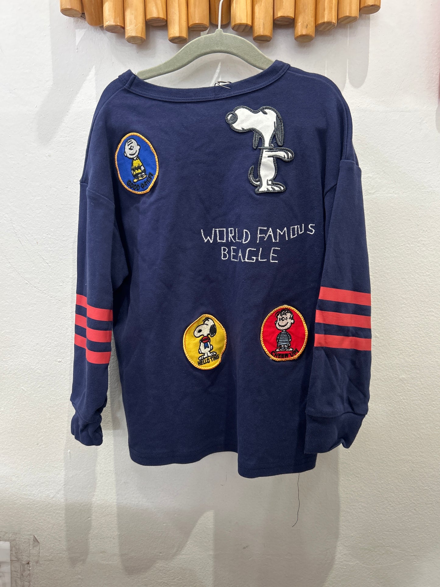 Head Beagle Snoopy thick longsleeve 6y