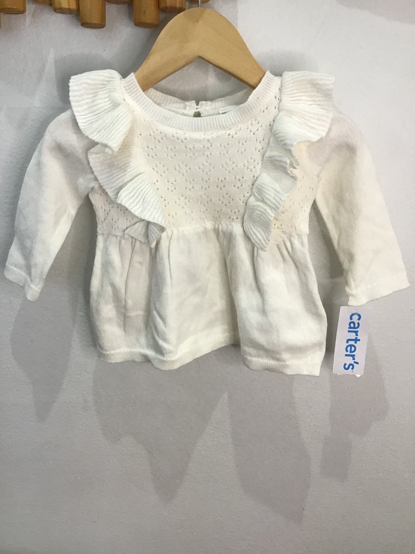 Frilly sweater dress 3m NEW