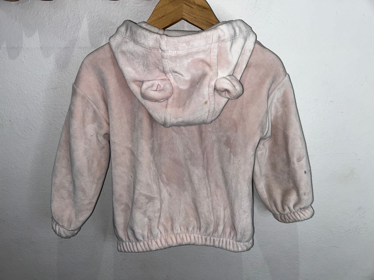 Pink fleecy sweatshirt 18-24m