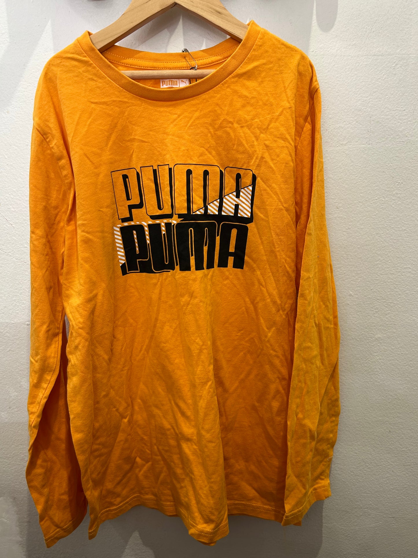 Puma mustard longsleeve 14-16y