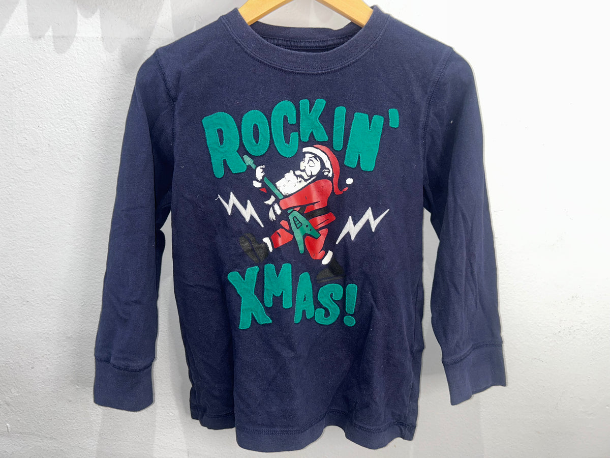 Rocking Christmas thick longsleeve 6-7y