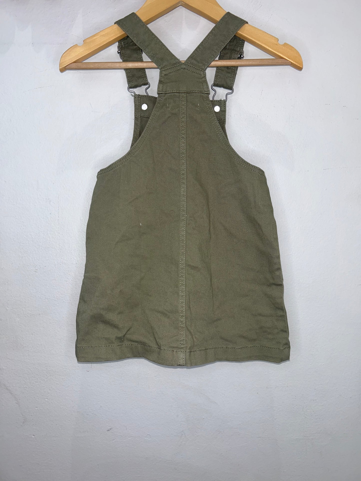 Olive skirt romper 18-24m