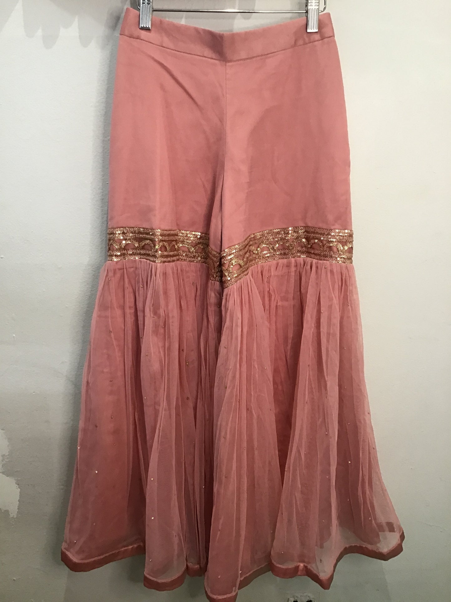 Pink sharara set 8-12y