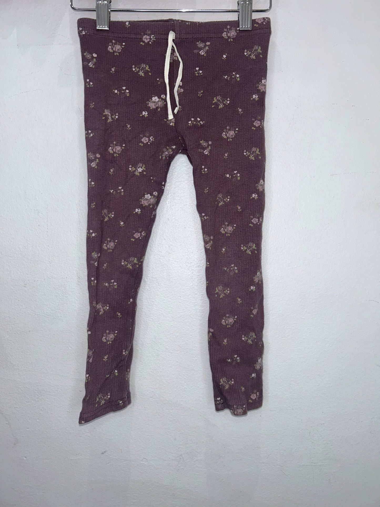 Jamie Kay plum ribbed leggins 5y