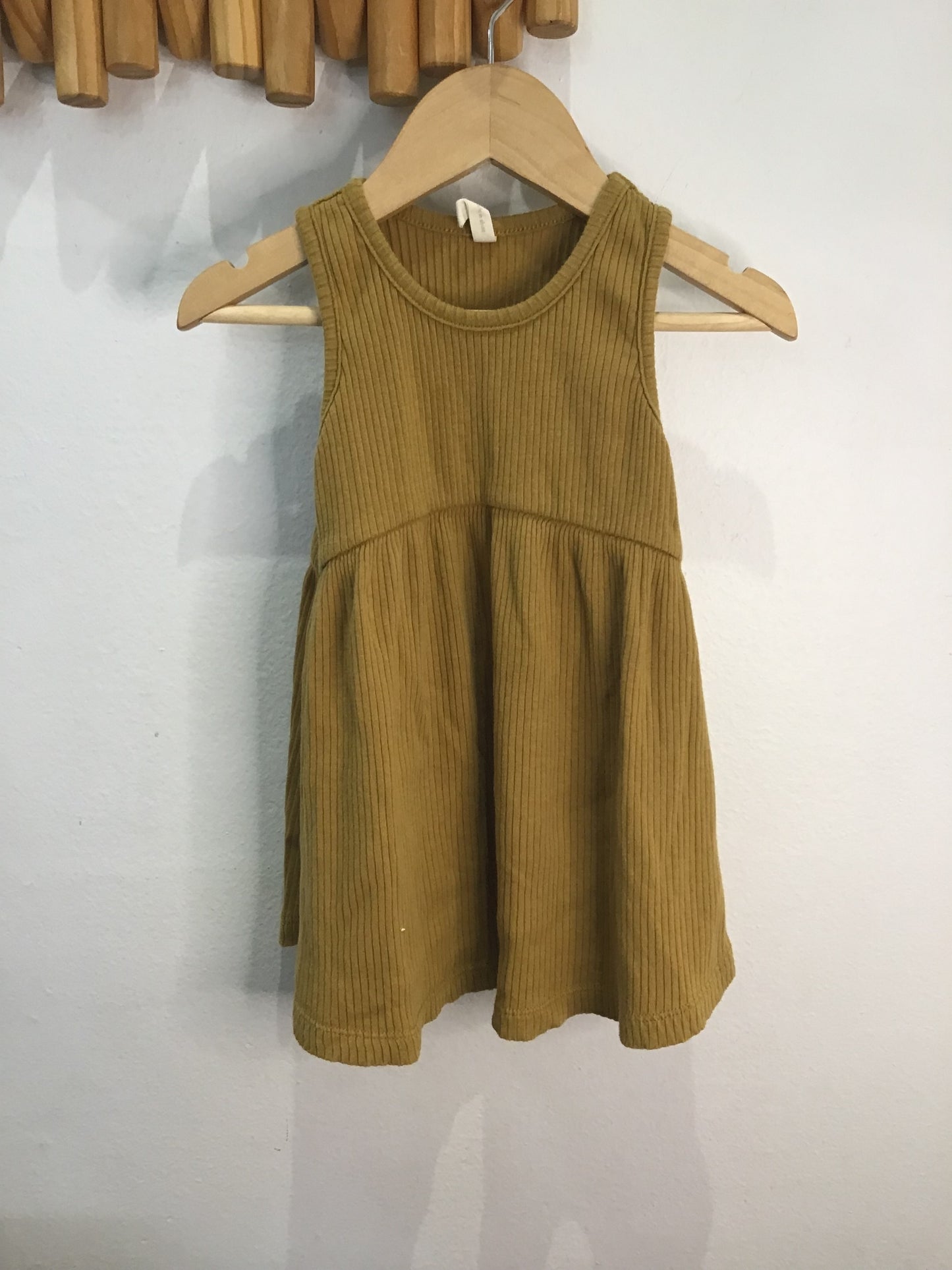Quincy Mae golden brown dress 18-24m