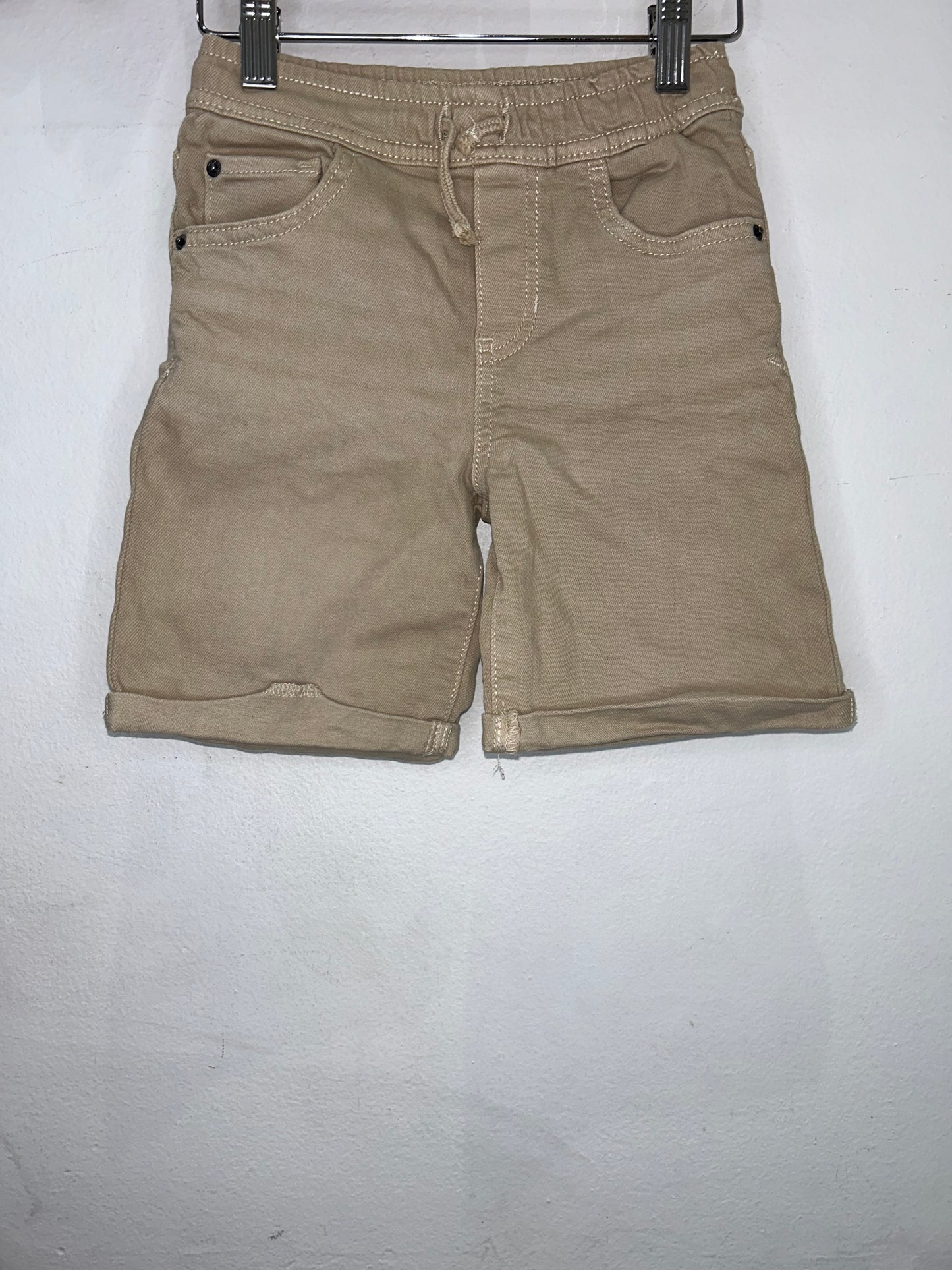 Beige long denim hsorts 5y