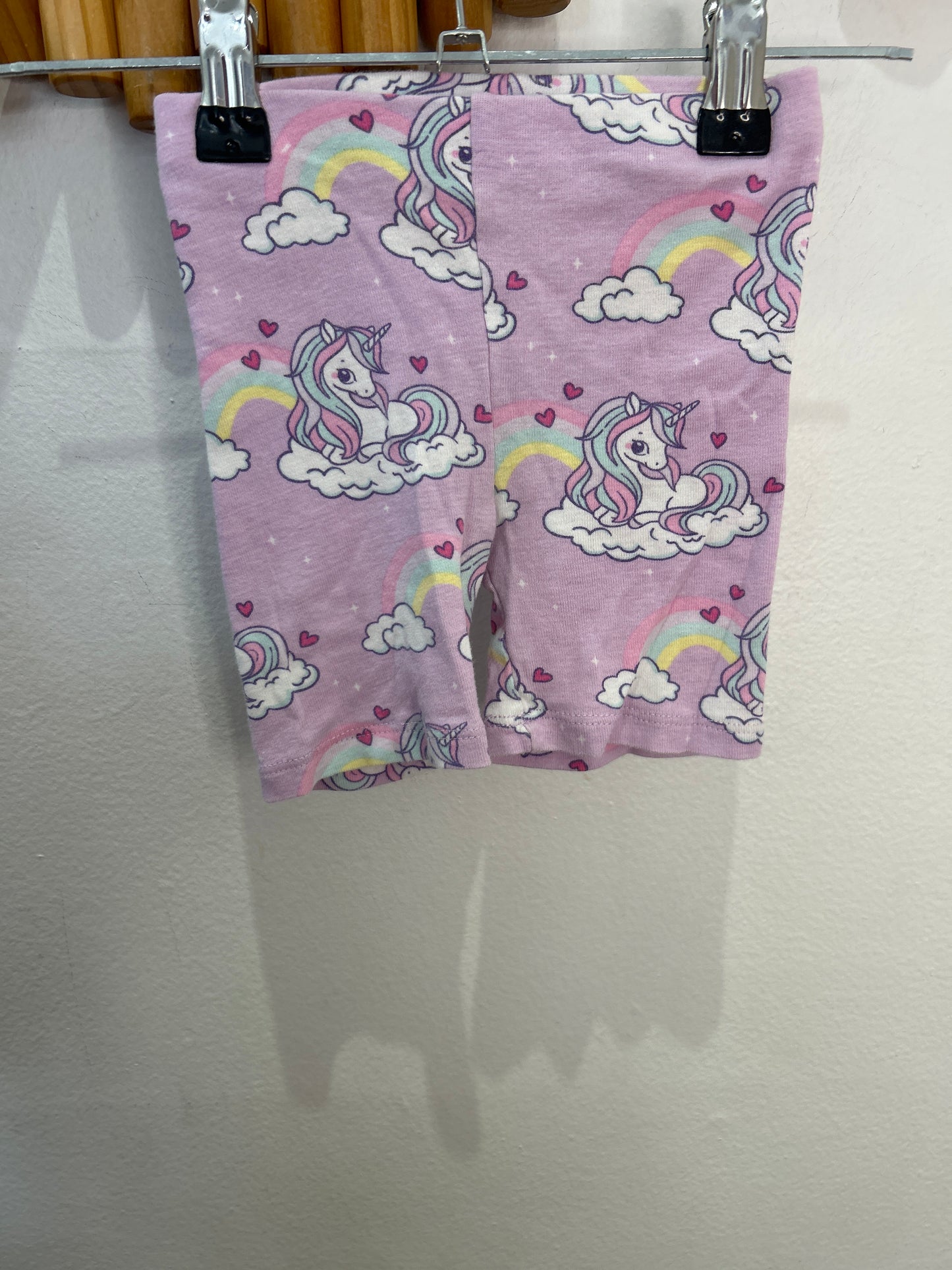Unicorn shorty pyjamas 4y