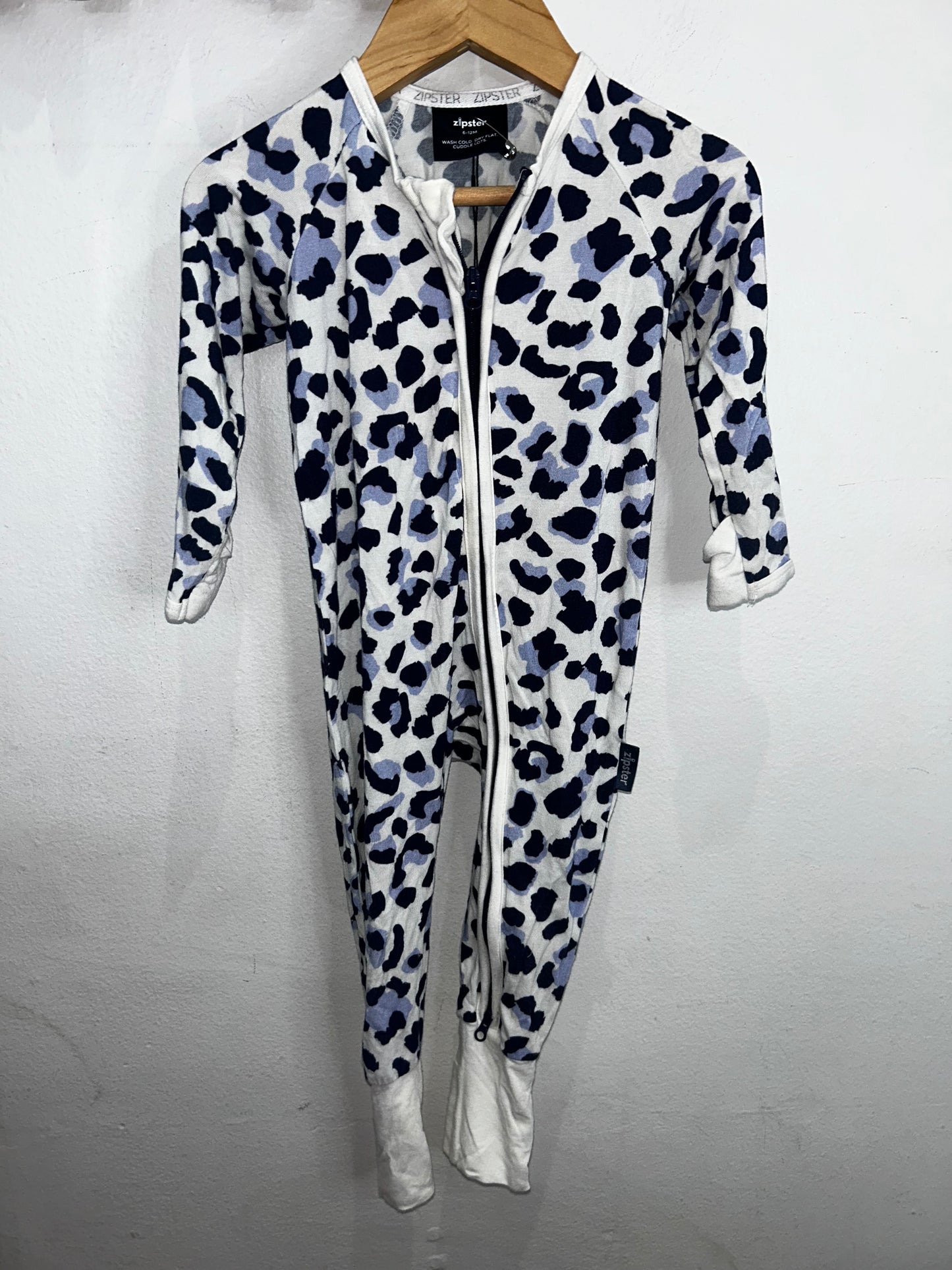 Blue leopard sleeper 6-12m