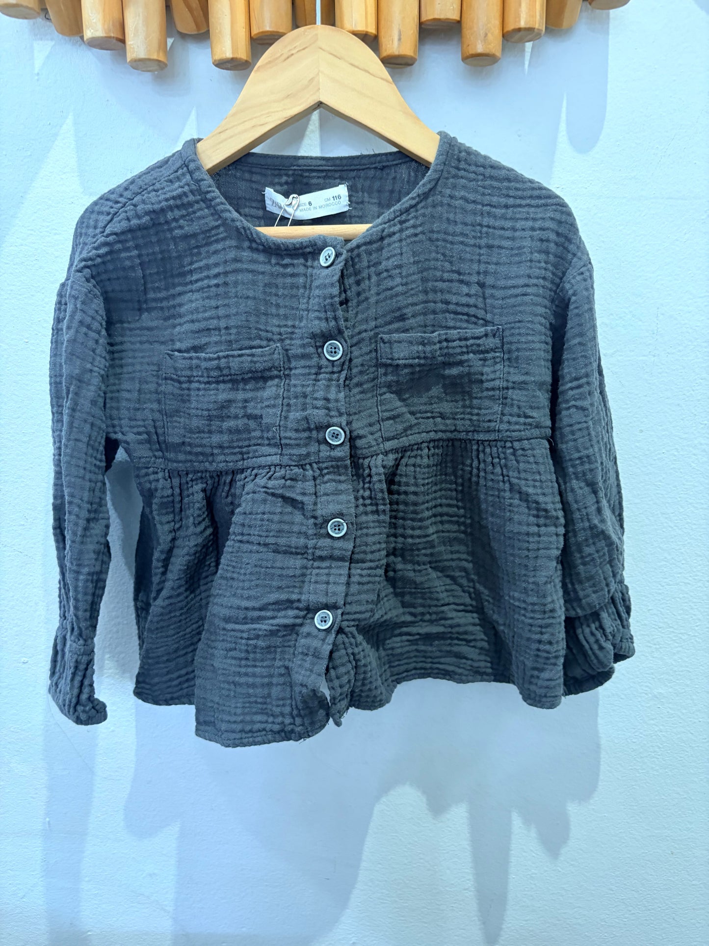 Ash textured blouse 4-5y