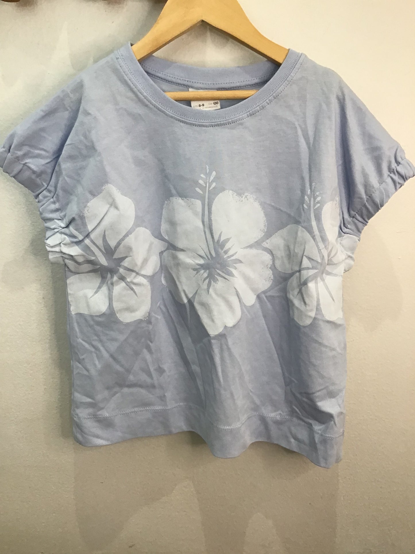 Tee blue hibiscus 9y