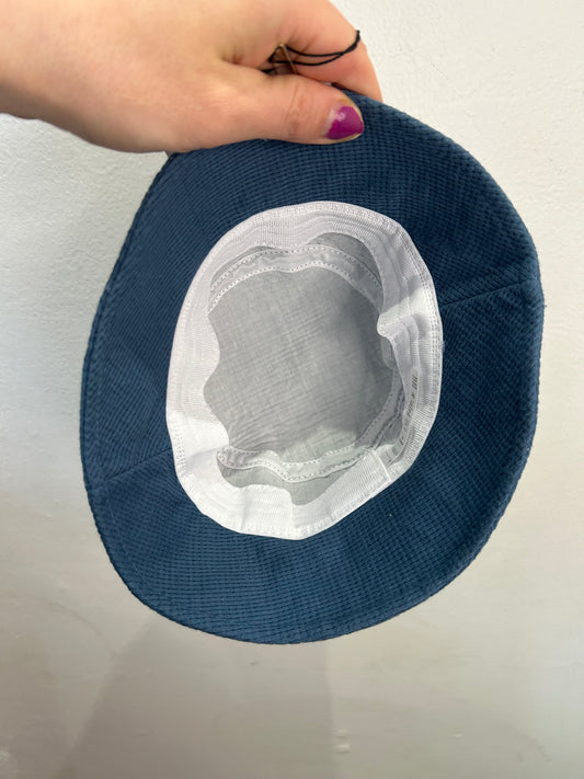 Teal texture hat 6m B