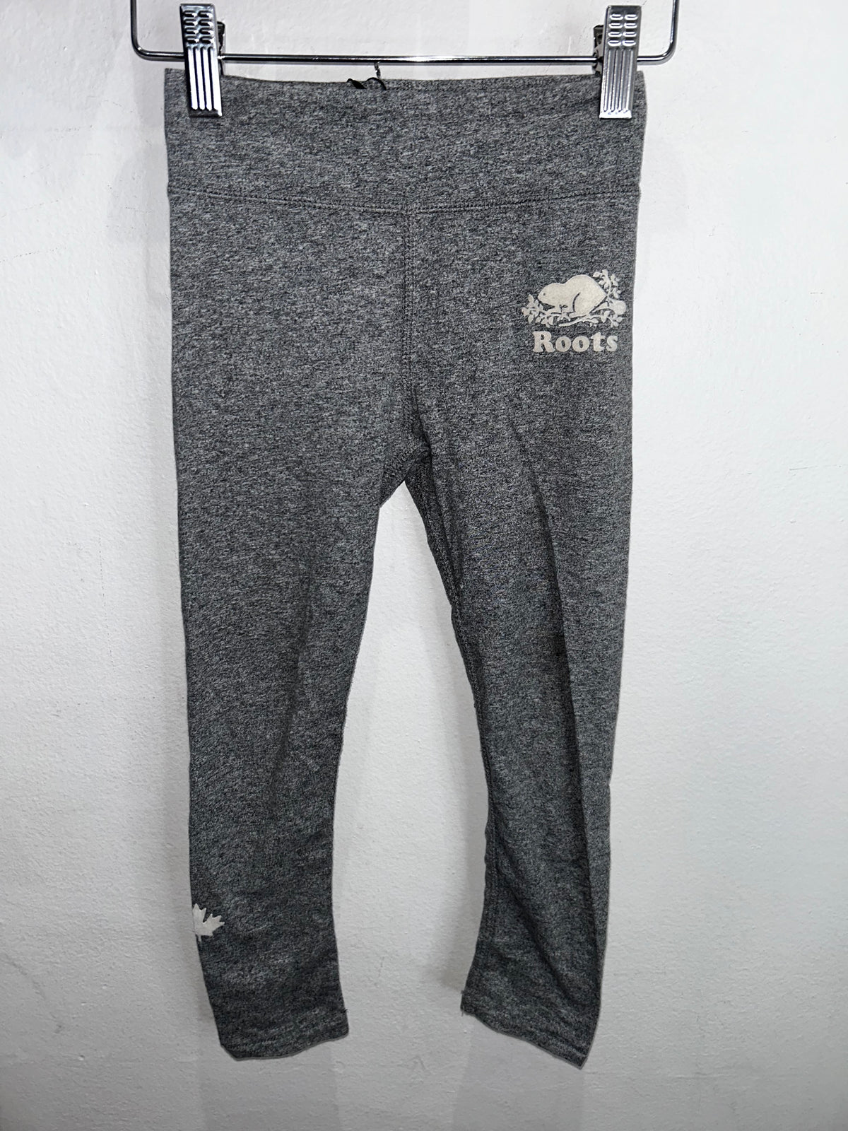Roots grey leggings 5y