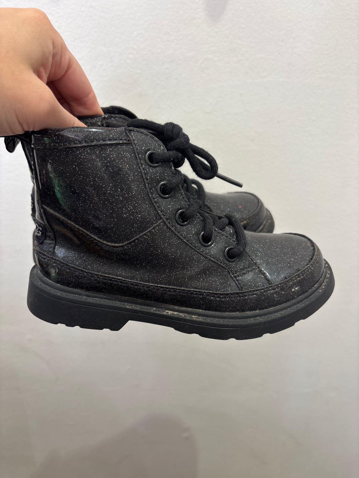 C12 Ugg sparkly combat boots