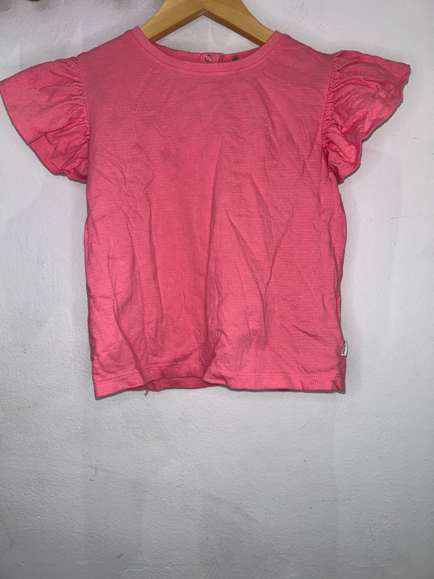 Minymo pink tee 5y