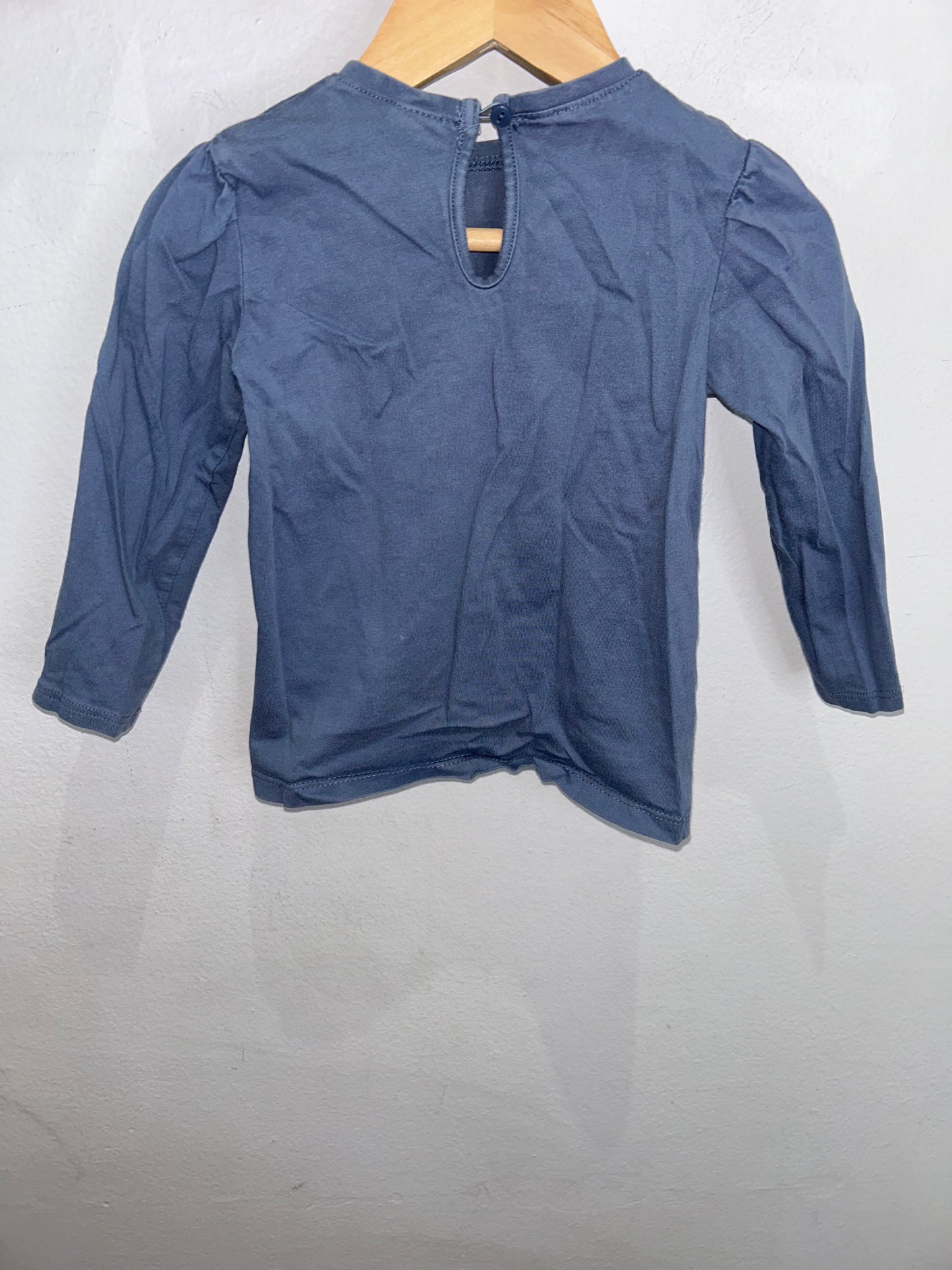 Mute blue longsleeve 12-18m