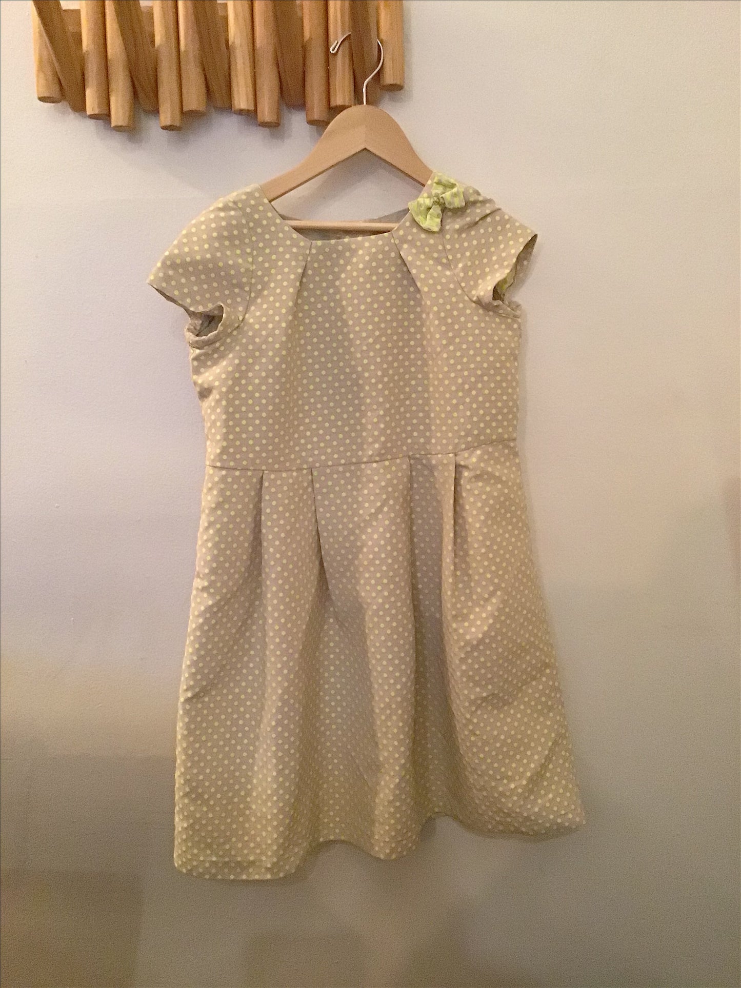 Bonpoint neon dots dress 12y