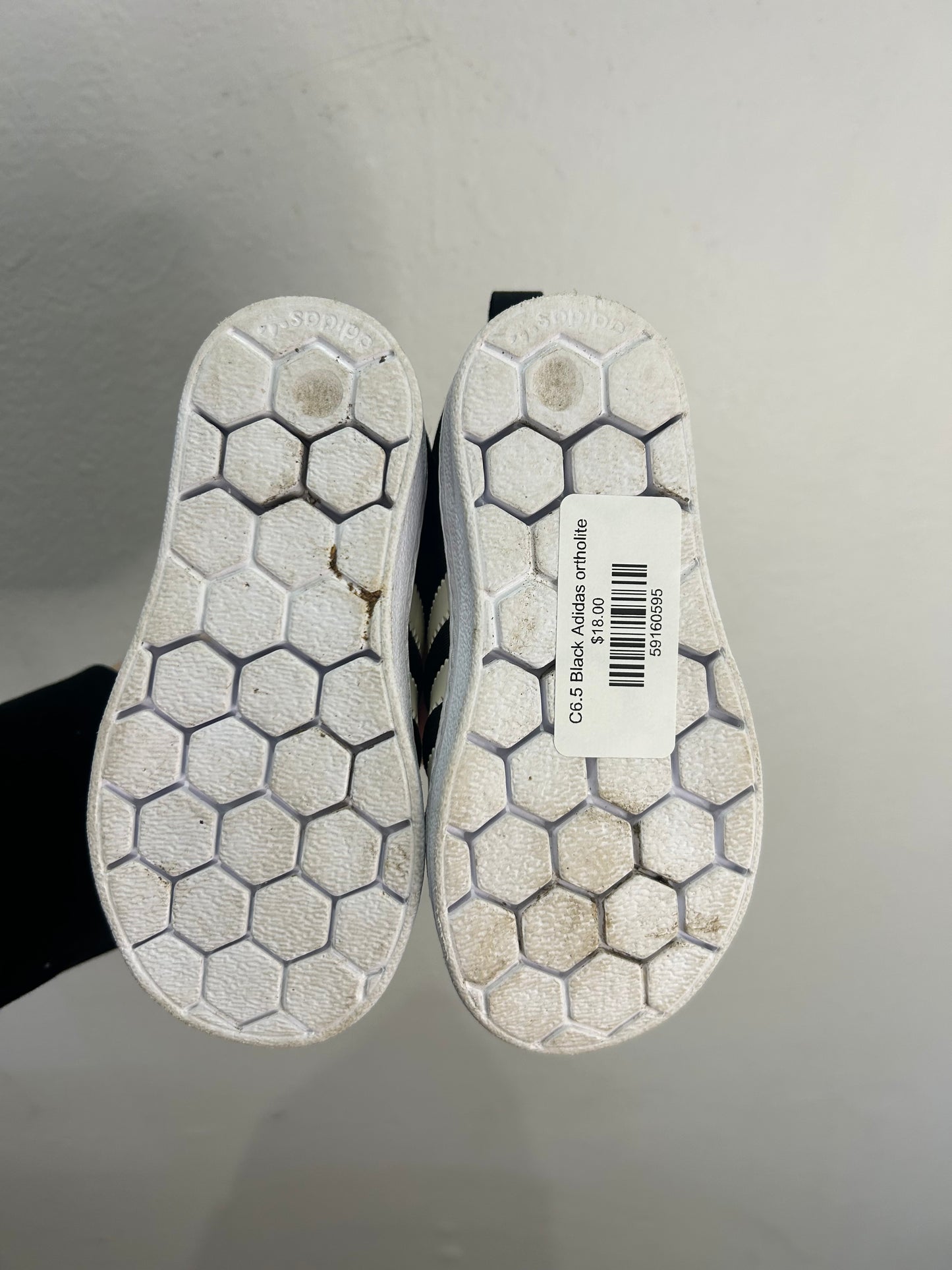 C6.5 Black Adidas ortholite