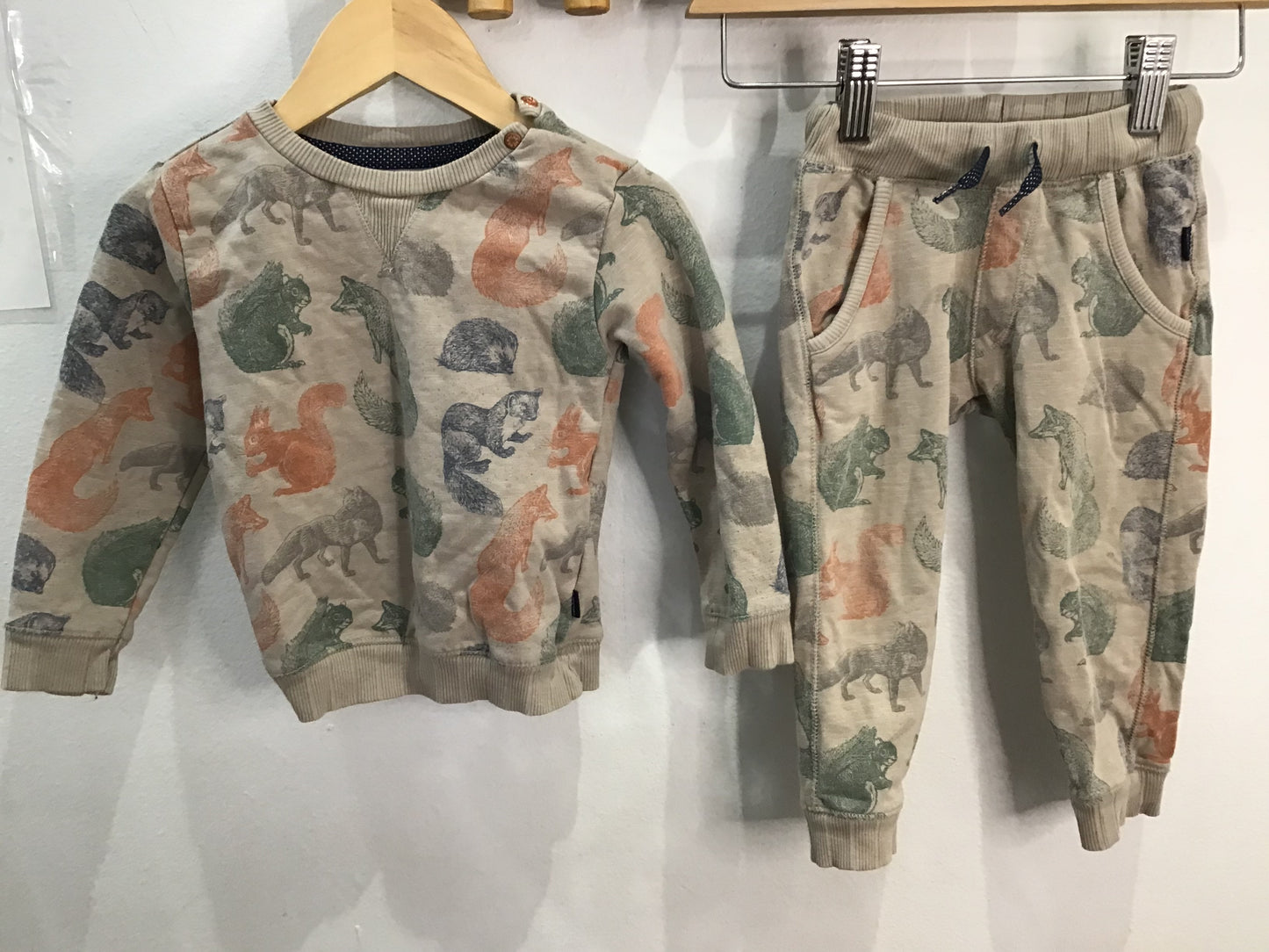 Noppies animals jogger set 9-12m