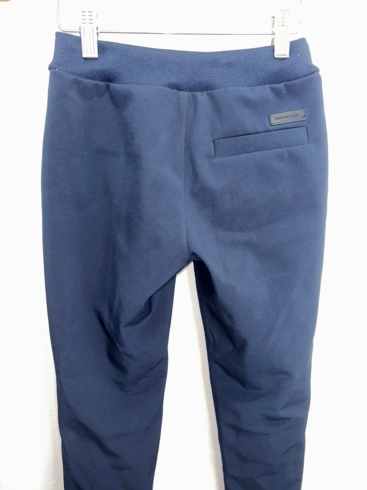 Jacadi navy fleece lined pants 8y