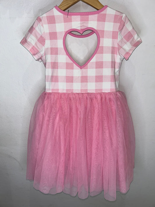 Pink tulle dress 4-6y