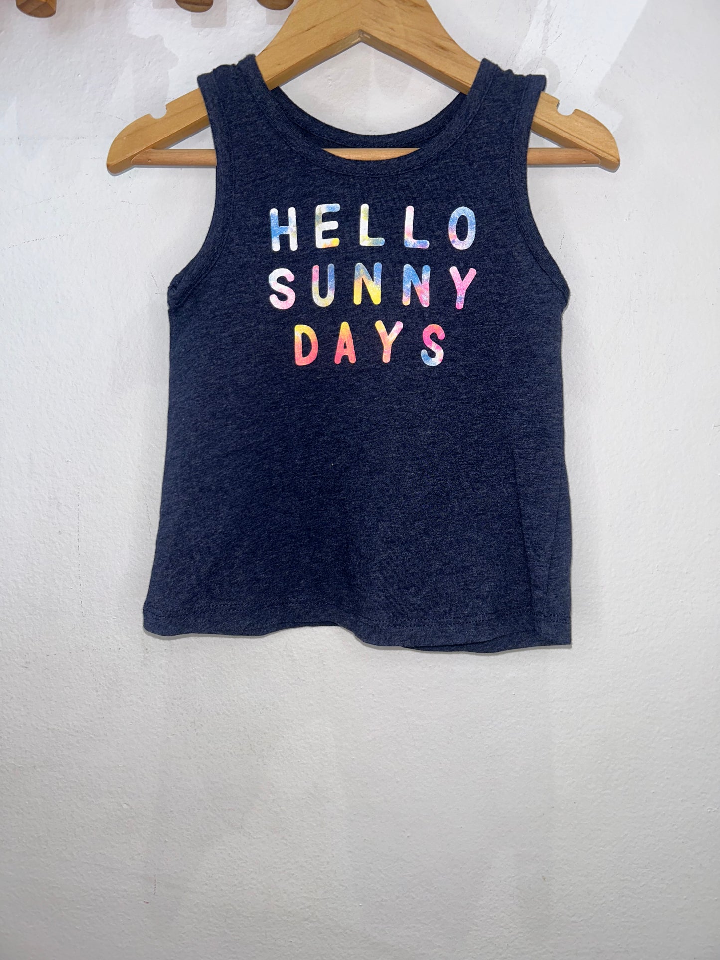 Hello sunny days tanktop 12-18m