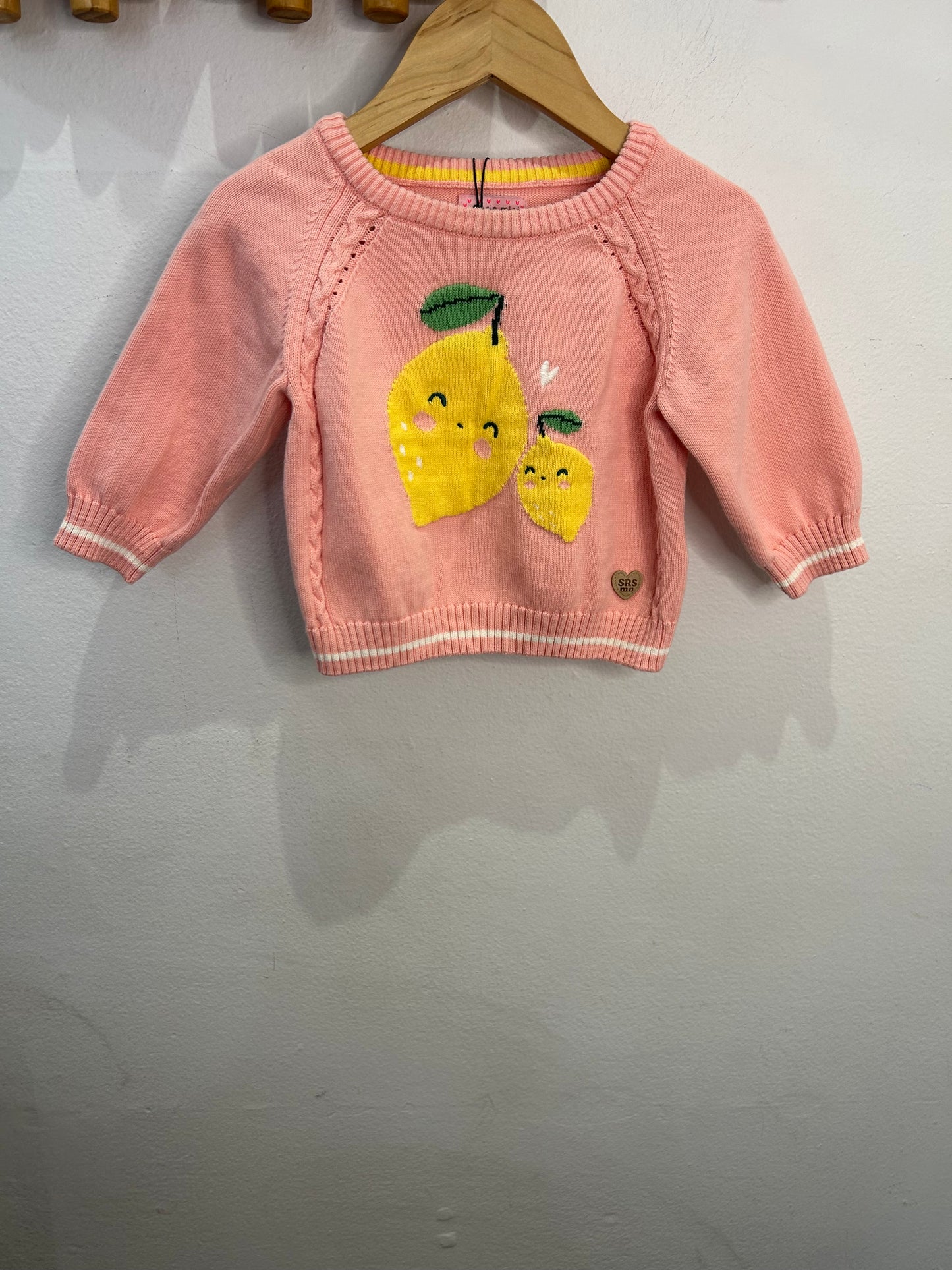 Souris Mini lemons sweater 9-12m