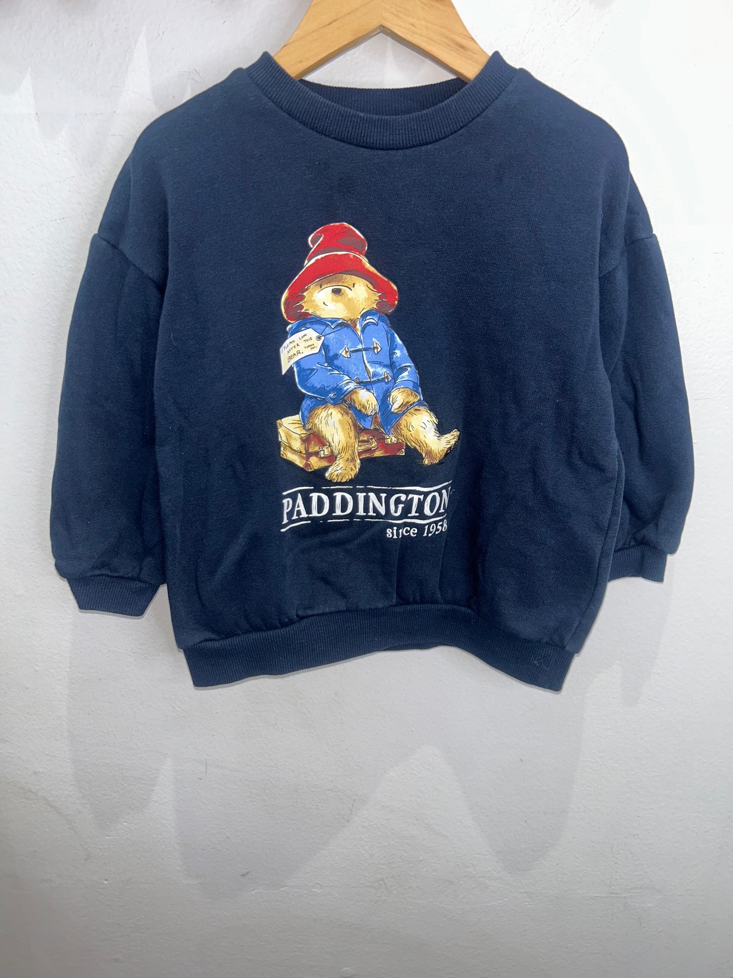 Paddington Bear pullover 2-3y