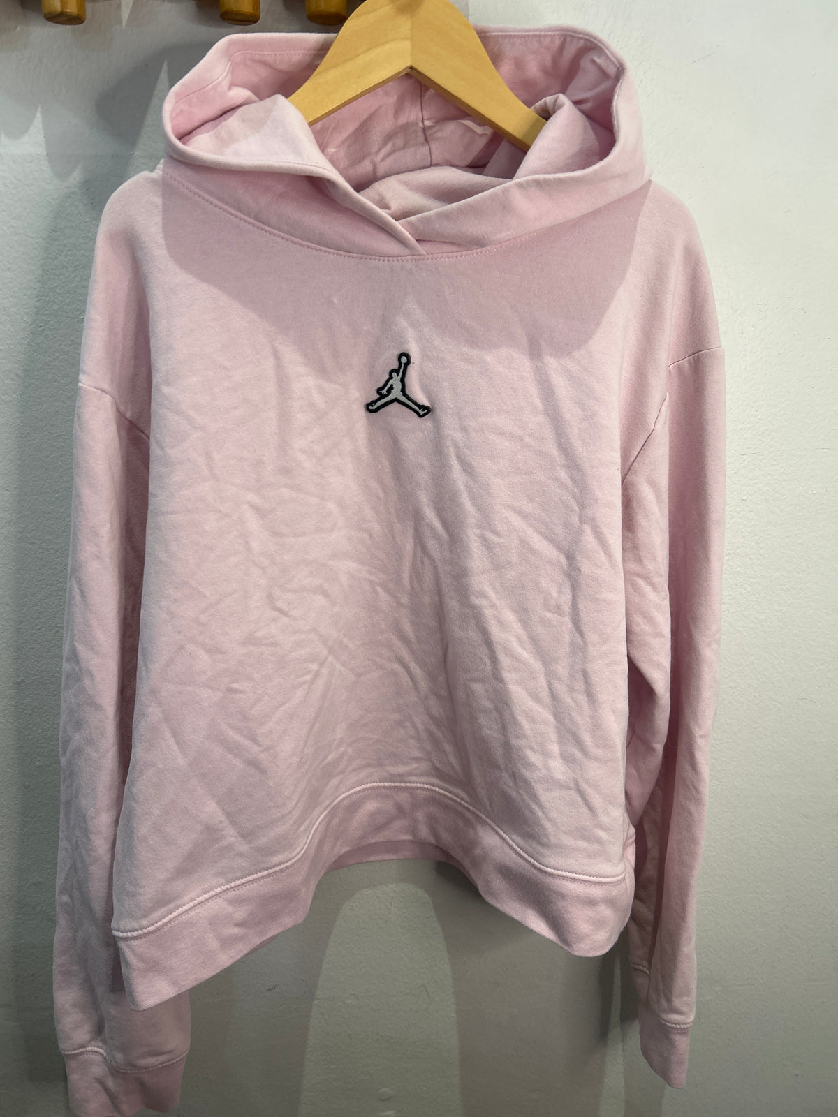 Pink Jordan hoodie 13-14y