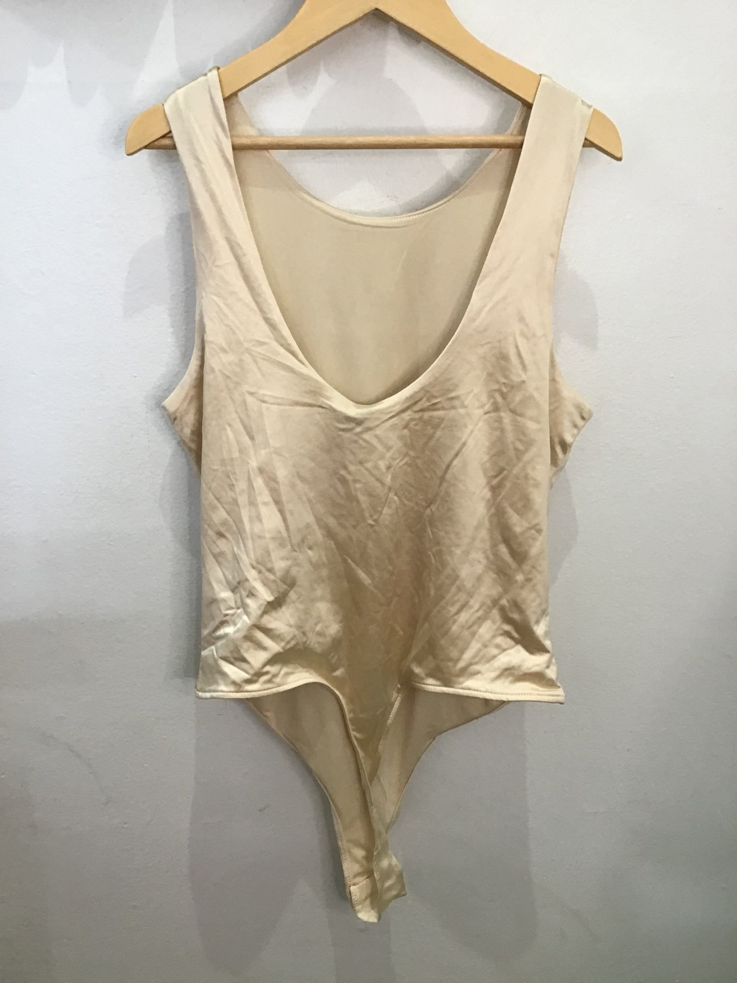 Satin bodysuit NEW- adult M