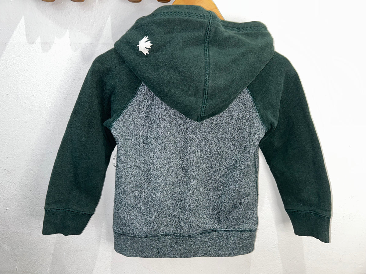 Roots green sweatshirt 4y