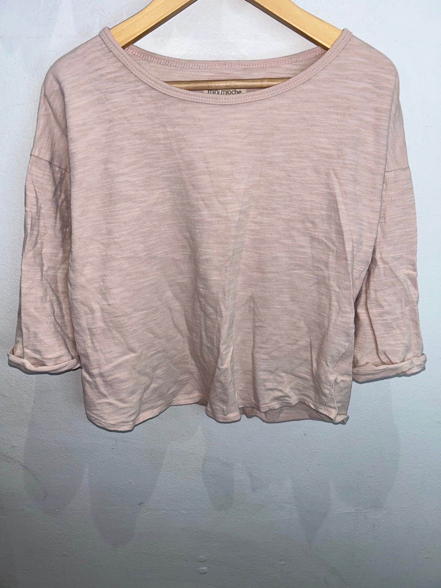 Minimioche pink boatneck 8y*