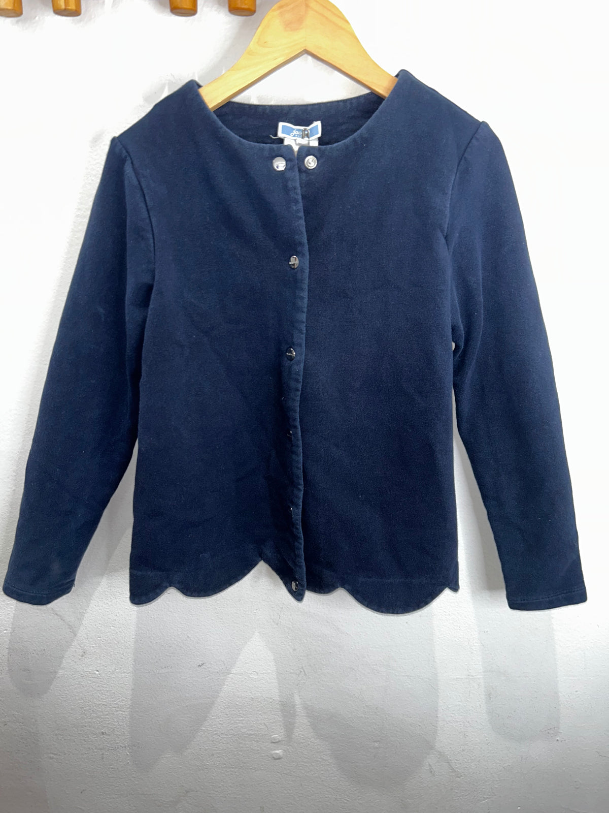 Navy buttons cardigan 10y