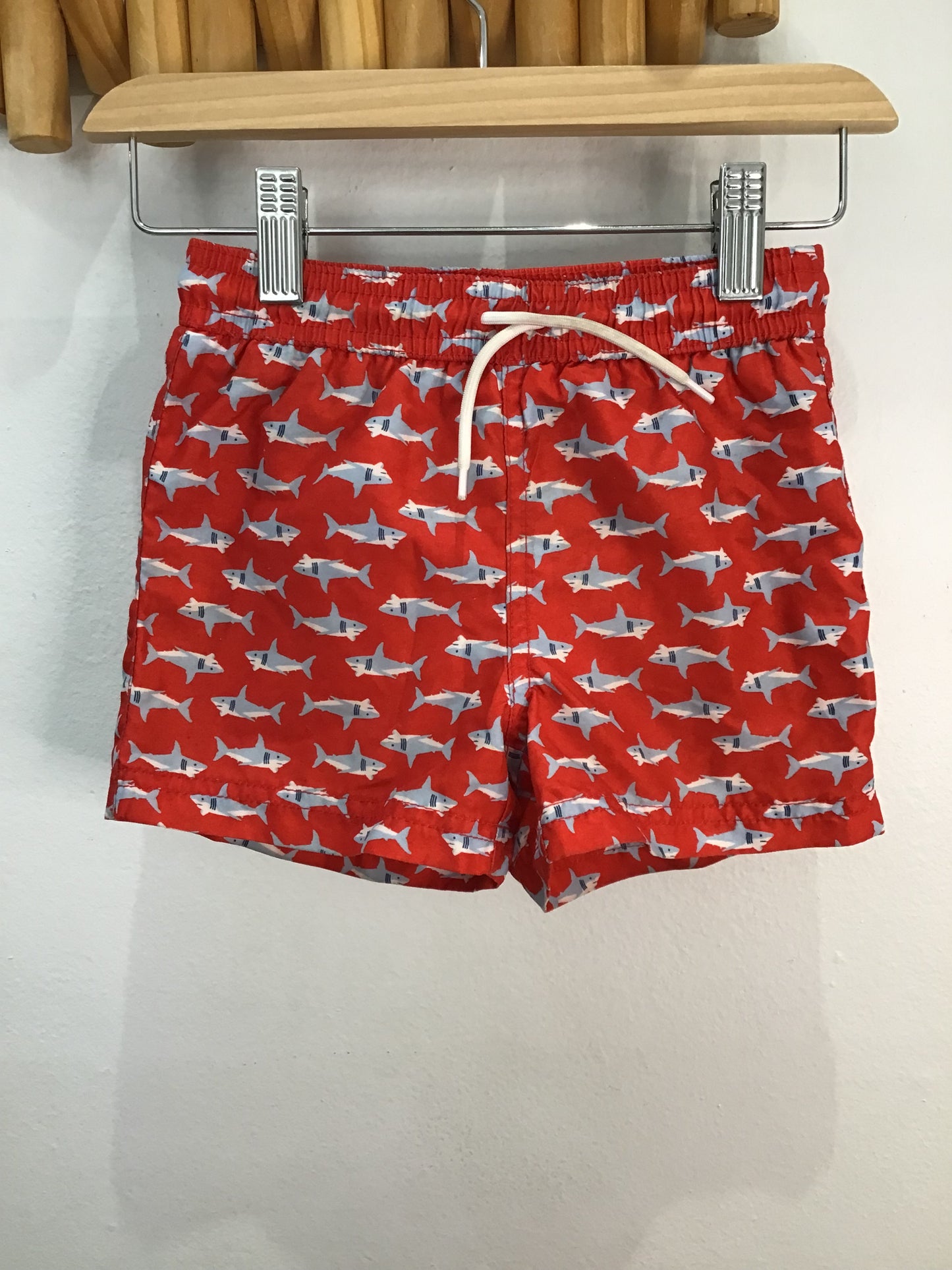 Janie and Jack red swim set 2y
