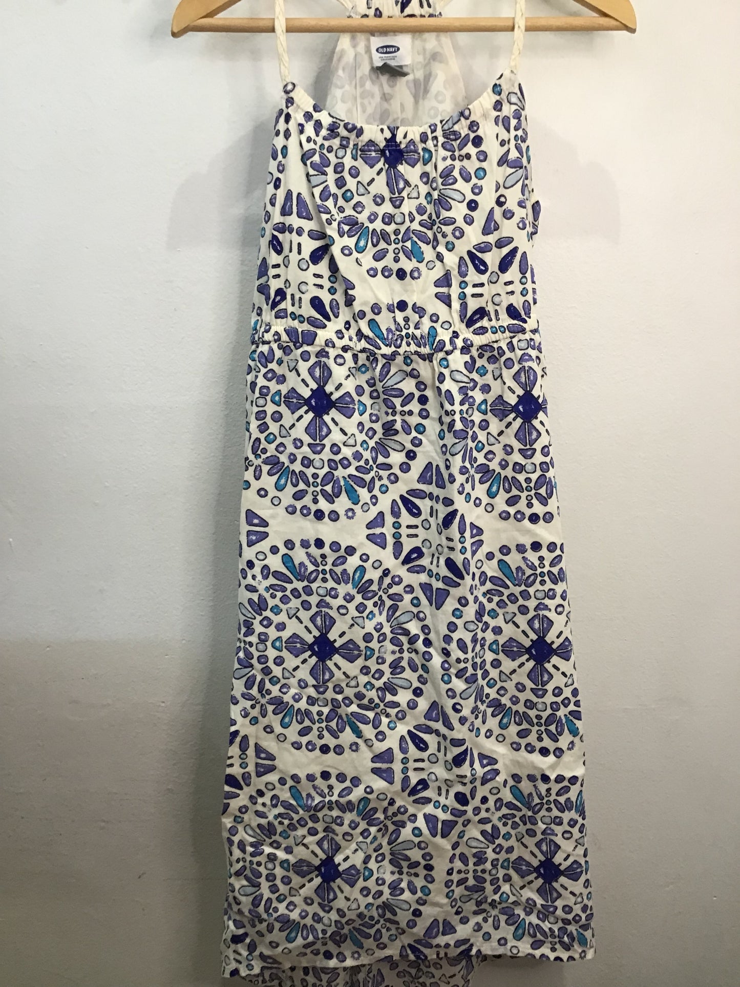 Dress w blue patterns 8y