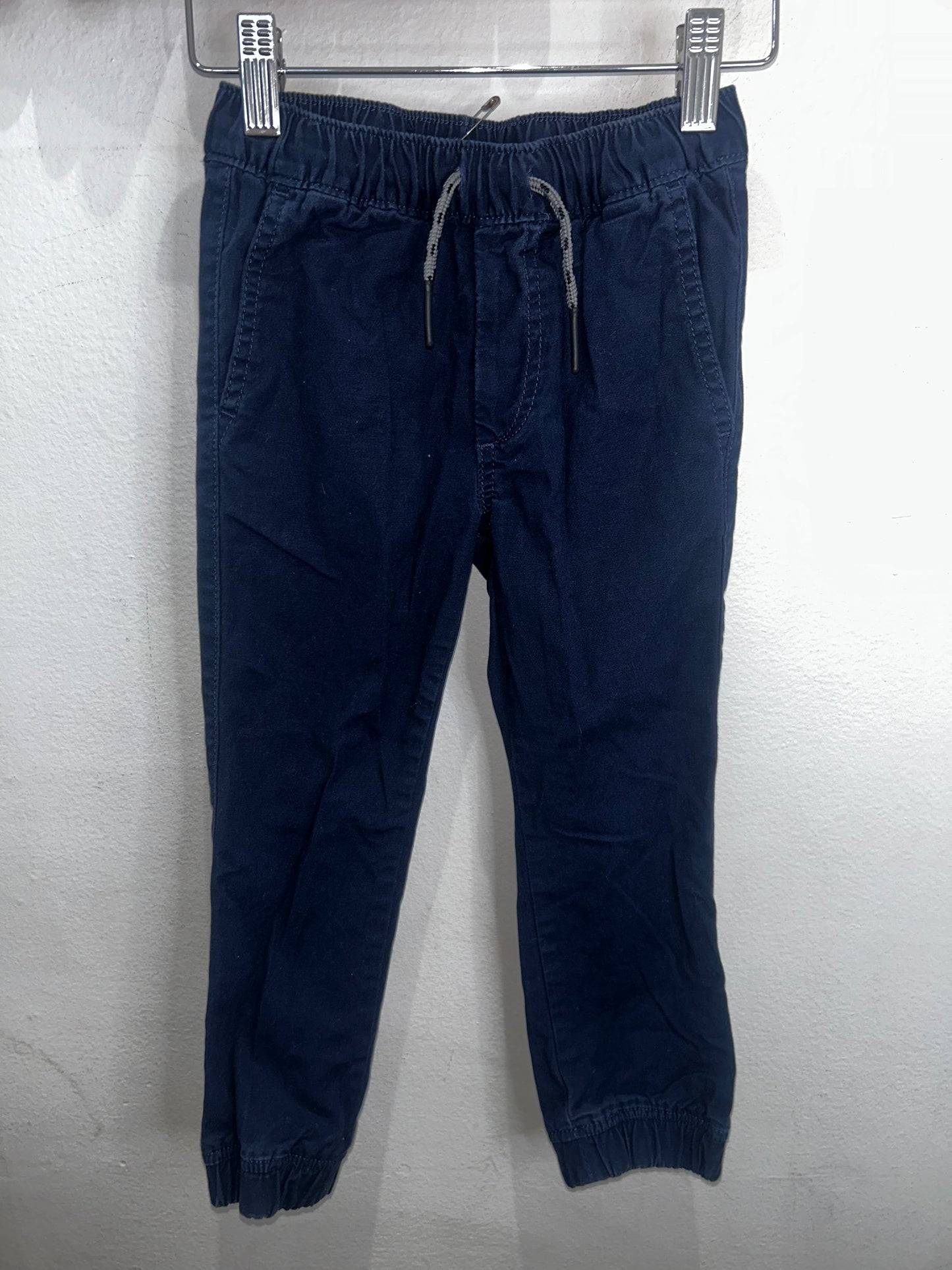 Navy jogger style pants 4-5y