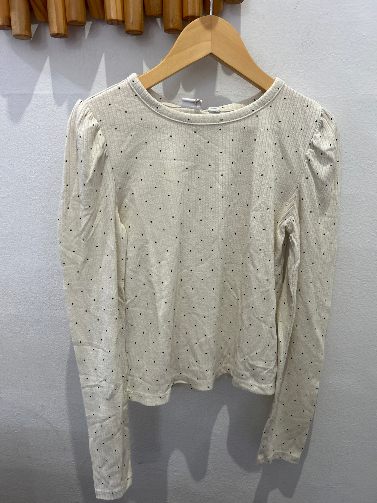 Little dots ribbed longsleeve 10y