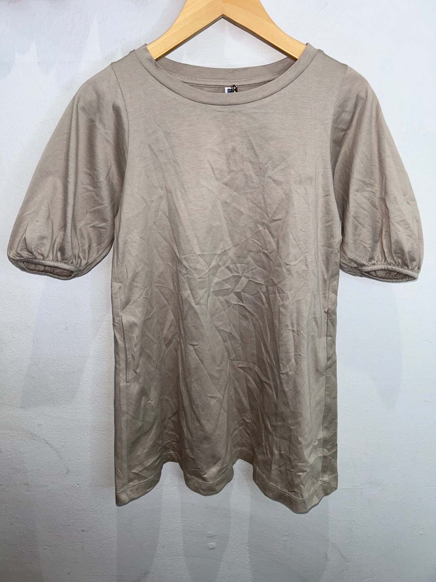 Beige tee dress 3-4y NEW